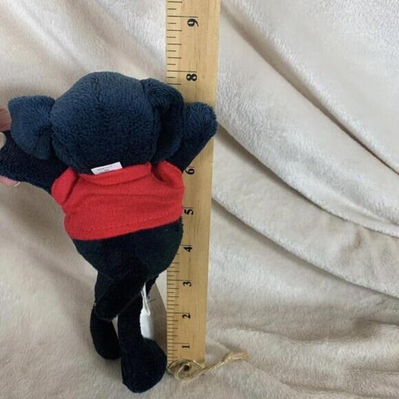University Of New Brunswick UNB Pully Pals Stuffed Black Dog Toy Fun Memorabilia - Picture 8 of 9